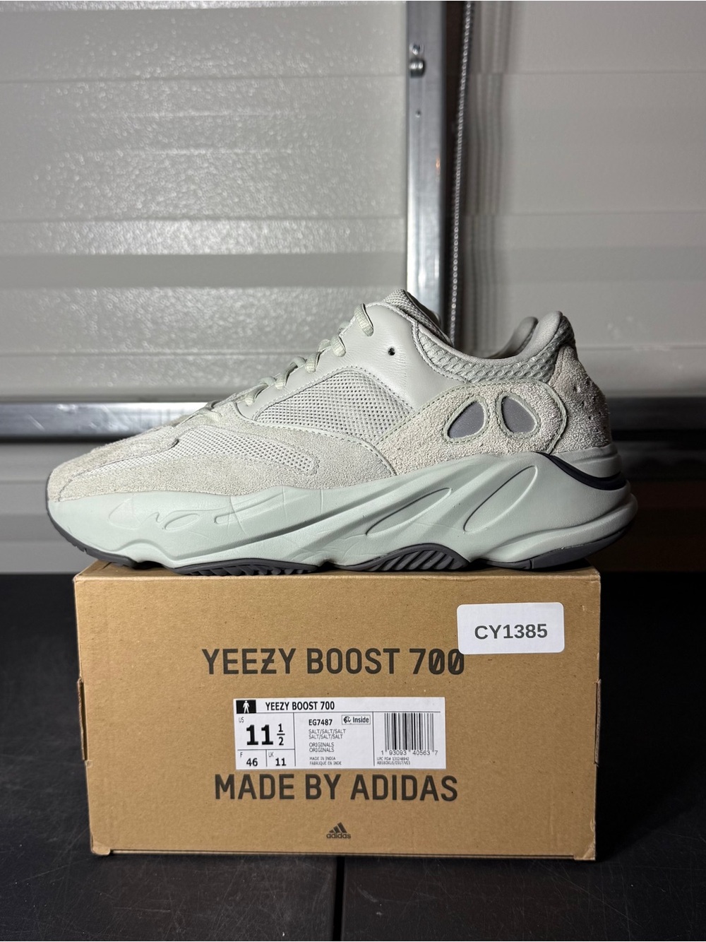 Size 11.5 - adidas Yeezy Boost 700 Salt 2019 EG7487